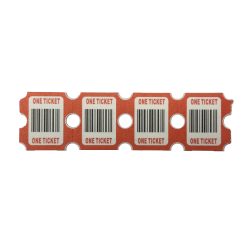 E-Service Half One Redemption Ticket Red (29 x 25.4mm) - 200K tickets (50 bundles of 4K) 160gsm - Image 7