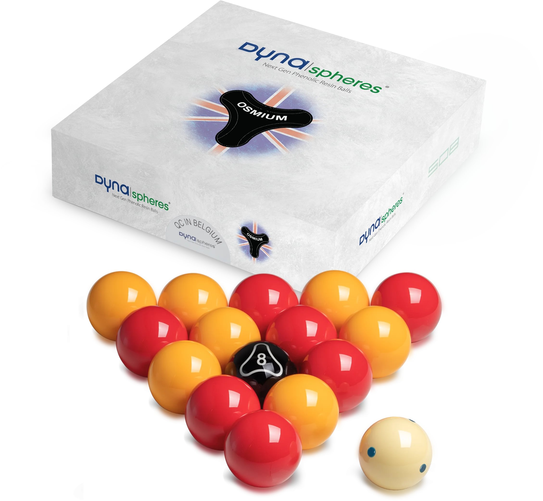 Dyna|spheres® English Pool Osmium 508 - Phenolic Resin Balls